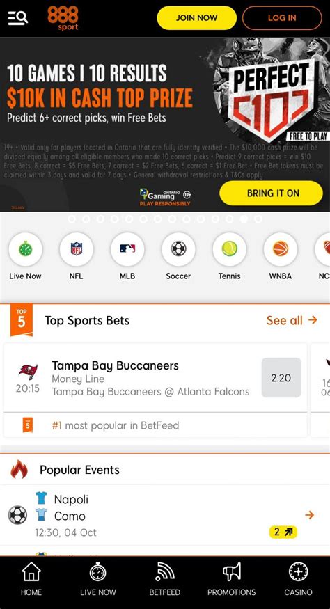 888Sport Ontario Review: Mobile App & Top Betting Features.